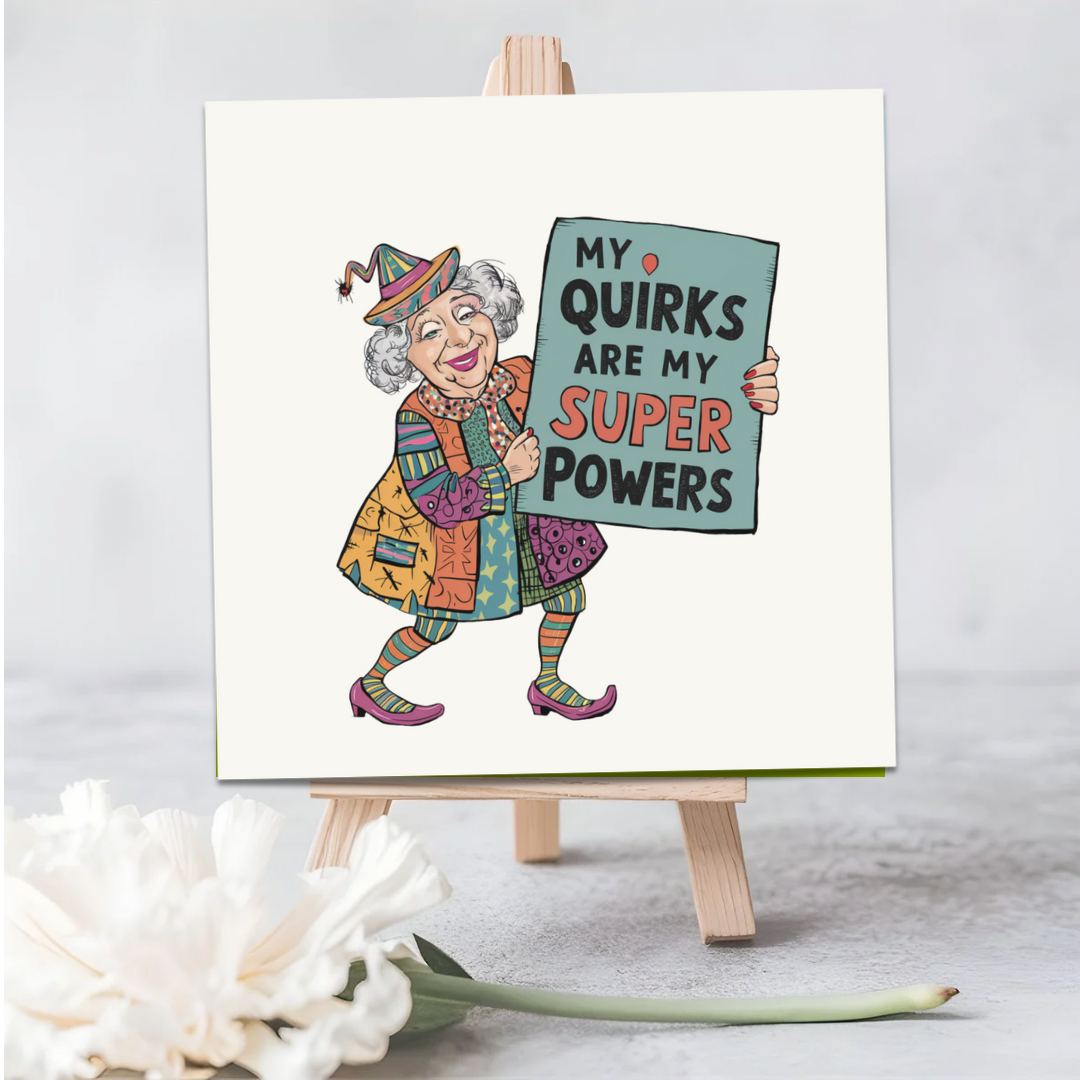 My Quirks Are My Superpower -| Plantable Seed Card