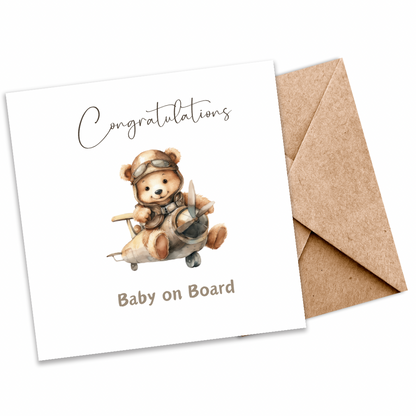 Baby on Board Eco-Friendly Seeded Card