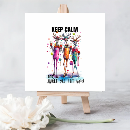 “Keep Calm and Jingle All the Way” Plantable Christmas Card