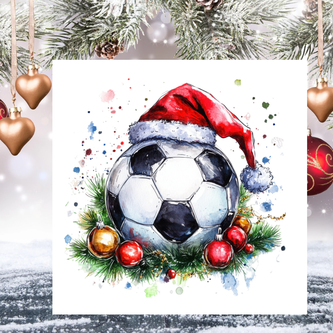 Football Lover Christmas Card