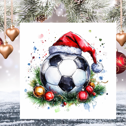 Football Lover Christmas Card