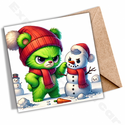 Grumpy Christmas Card | A Festive Greeting with Attitude