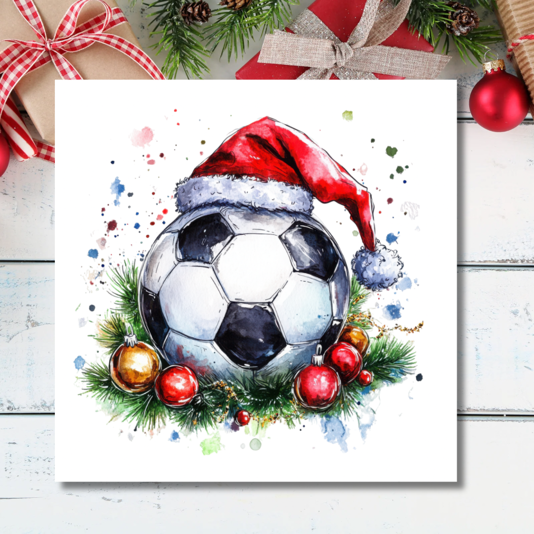 Football Lover Christmas Card