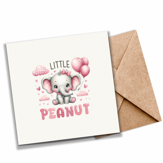 Little Peanut – Plantable Seed Card for Baby Showers and New Moms