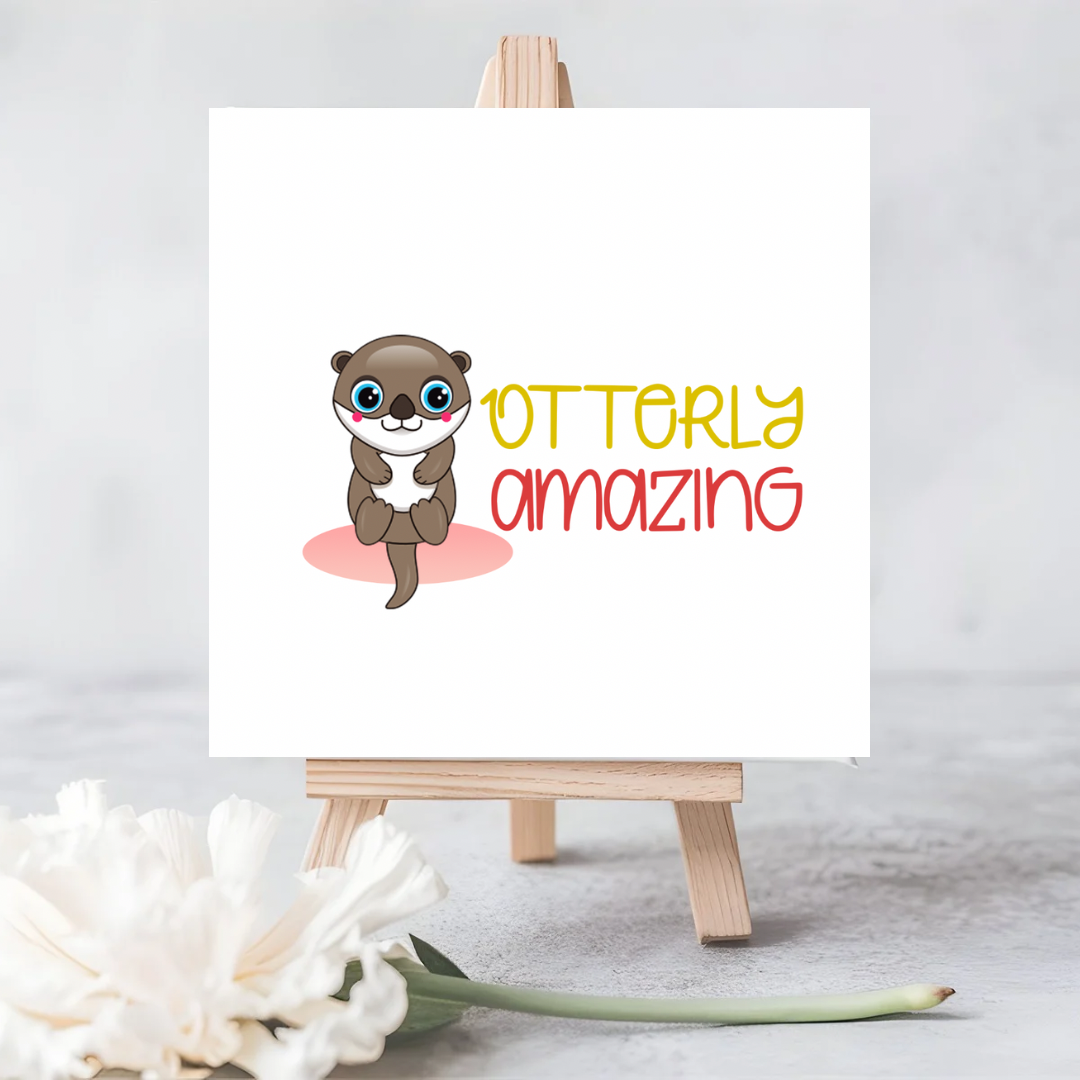 Otterly Amazing” Seeded Plantable Card