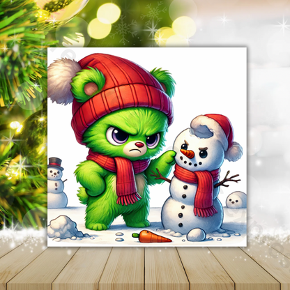 Grumpy Christmas Card | A Festive Greeting with Attitude