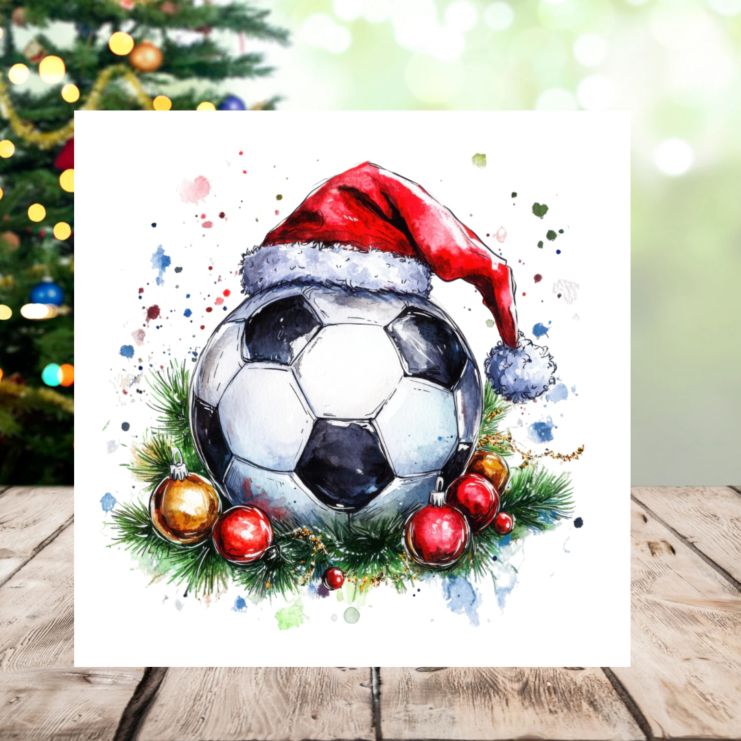 Football Lover Christmas Card