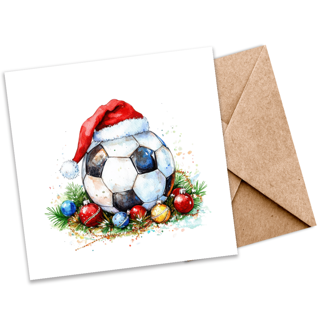 Football Lover Christmas Card