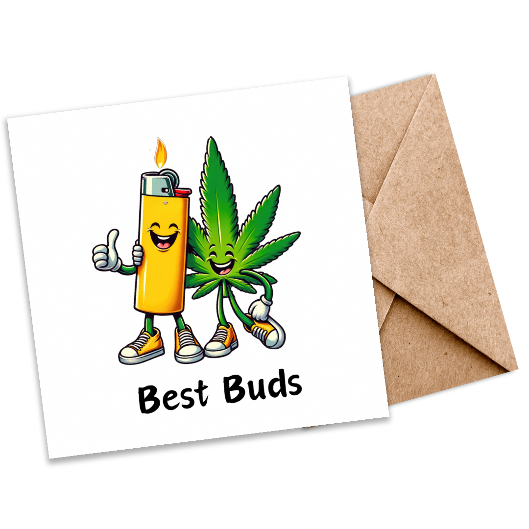 Best Bud” Seeded Greeting Card