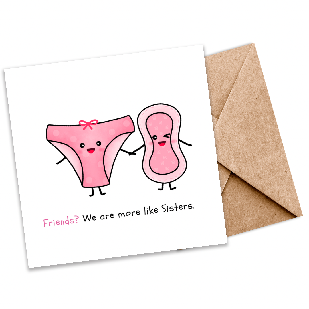 Friends? We’re More Like Sisters | Plantable Greeting Cards