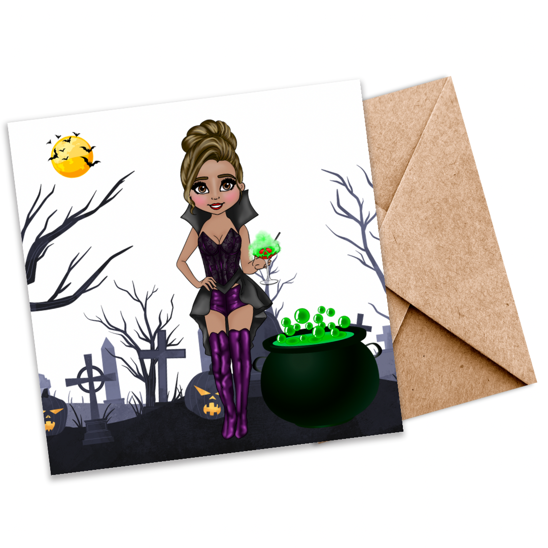 Customizable Ivy Kiss Plantable Seeded Greeting | Spooky Halloween Vibes!