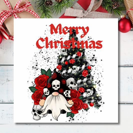 Gothic Gnome Christmas Card | Plantable Seeded Card