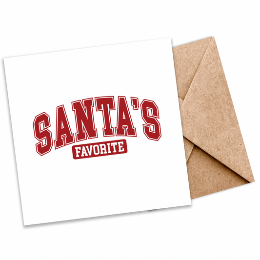 Santa’s Favourite Plantable Greetings Card