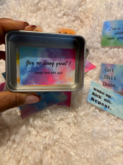 Daily Wellbeing | Motivational Cards Gift for adult