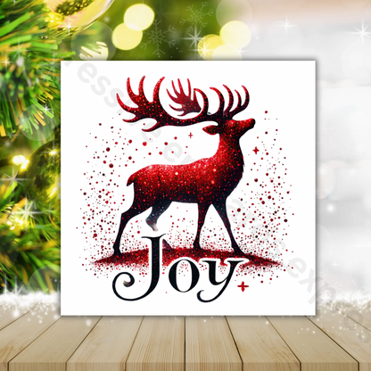 Festive Christmas Joy Greeting Card | Christmas Cards