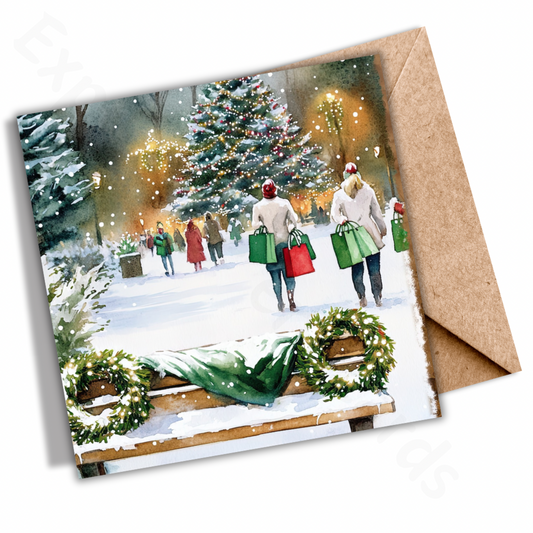 Traditional Christmas Card | Happy Holidays | Christmas Wishes