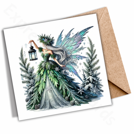 Enchanted Fairy | Winter Christmas Card