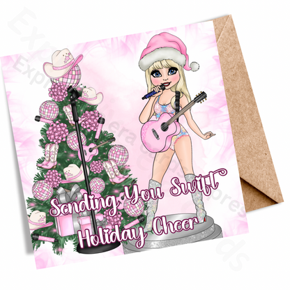 Taylor Swift Inspired Christmas Card | Wishing You a Swift Christmas