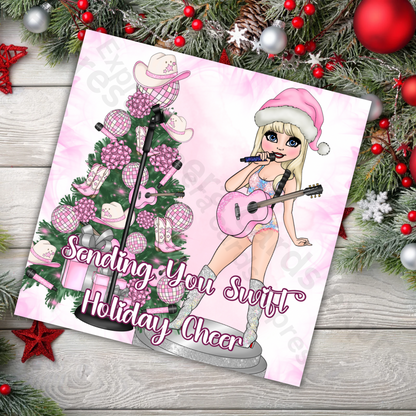 Taylor Swift Inspired Christmas Card | Wishing You a Swift Christmas