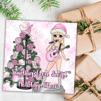 Taylor Swift Inspired Christmas Card | Wishing You a Swift Christmas