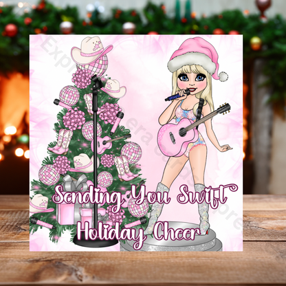 Taylor Swift Inspired Christmas Card | Wishing You a Swift Christmas