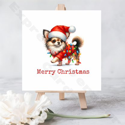 Merry Christmas Dog Greeting Cards