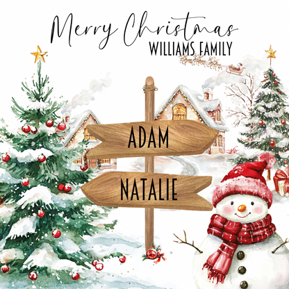 Personalised Family Christmas Card | Greeting Cards