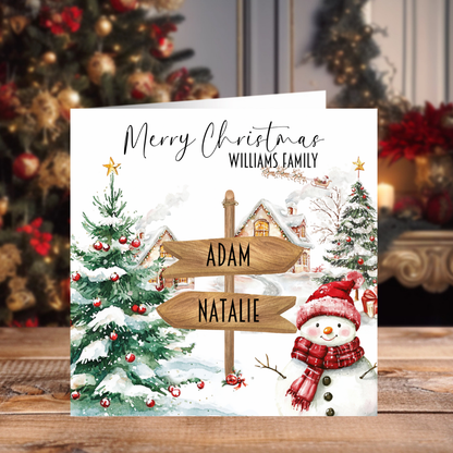 Personalised Family Christmas Card | Greeting Cards