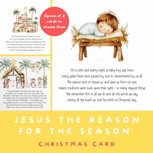 Religious Christmas Cards | Jesus |Christian | Christmas Cards | Greeting Cards