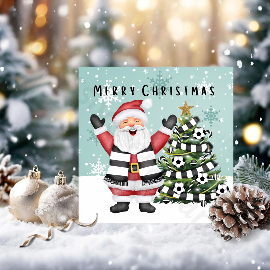 Football Christmas Cards | Christmas Cards for Football Lover | Football Greeting Card