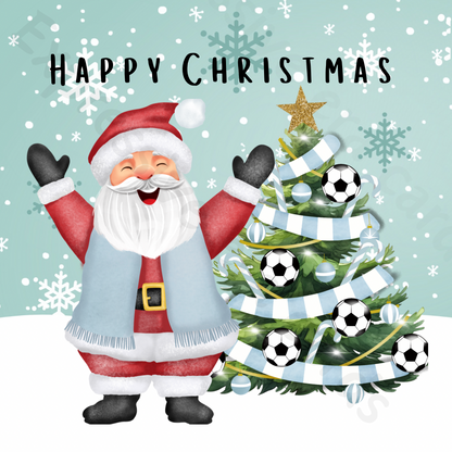 Football Christmas Cards | Christmas Cards for Football Lover | Football Greeting Card