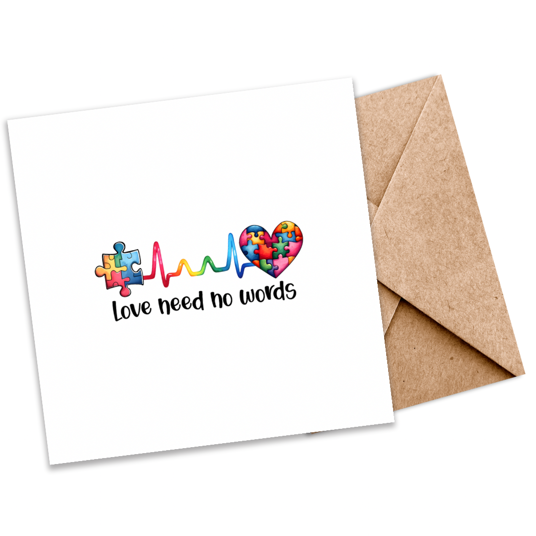 Love Need No Words |Eco-Friendly Seeded Plantable Greetings Card