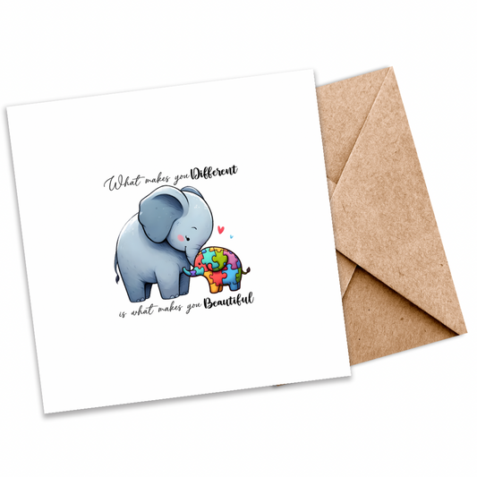 Different is Beautiful | Eco-Friendly Seeded Plantable Greeting Cards