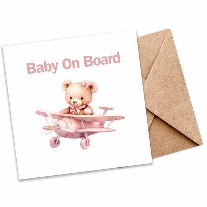 Baby on Board” Seeded Plantable Card