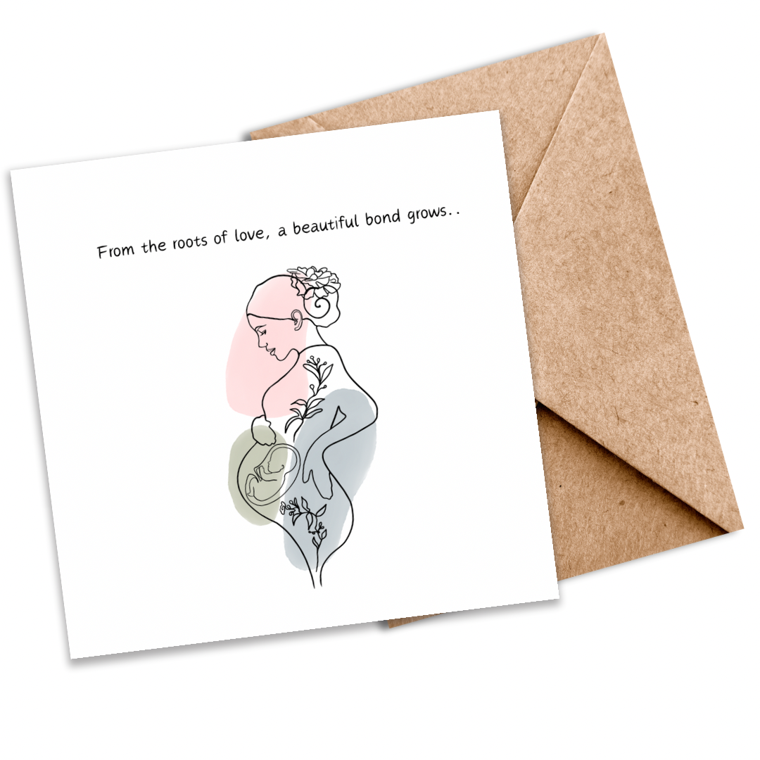 Eco-Friendly Pregnancy Seeded Card