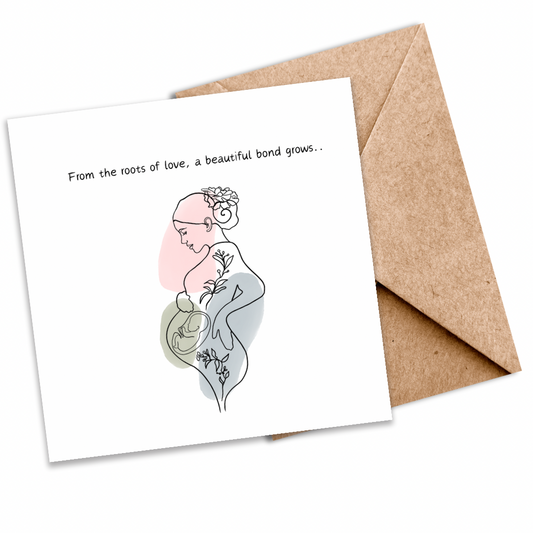 Eco-Friendly Pregnancy Seeded Card