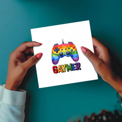 LGBTQ+ ‘Gaymer’ Seeded Card | Eco-Friendly Plantable Greeting