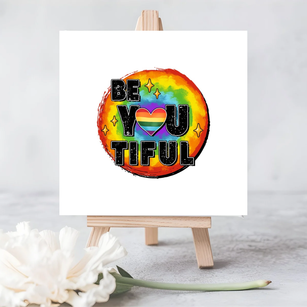 LGBTQ+ ‘Be You-tiful’ Seeded Card | Eco-Friendly Plantable Greeting