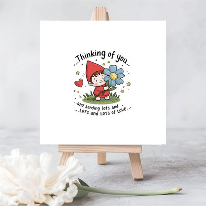 Thinking of You Seeded Card |Eco-Friendly Plantable Greeting Card