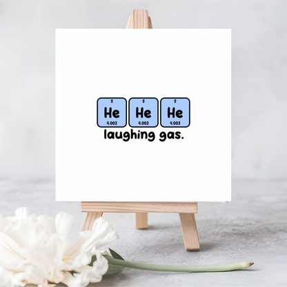 Laughing Gas – Eco-Friendly Plantable Chemistry Pun Card