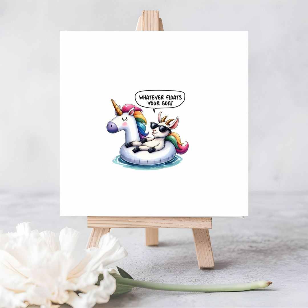 Whatever Floats Your Goat | Eco-Friendly Plantable Greeting Card