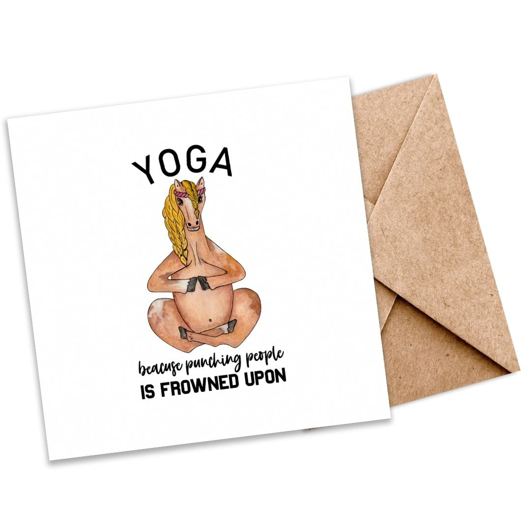 Yoga Over Punching | Eco-Friendly Plantable Card