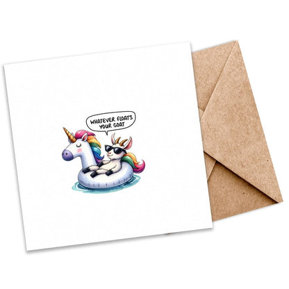 Whatever Floats Your Goat | Eco-Friendly Plantable Greeting Card