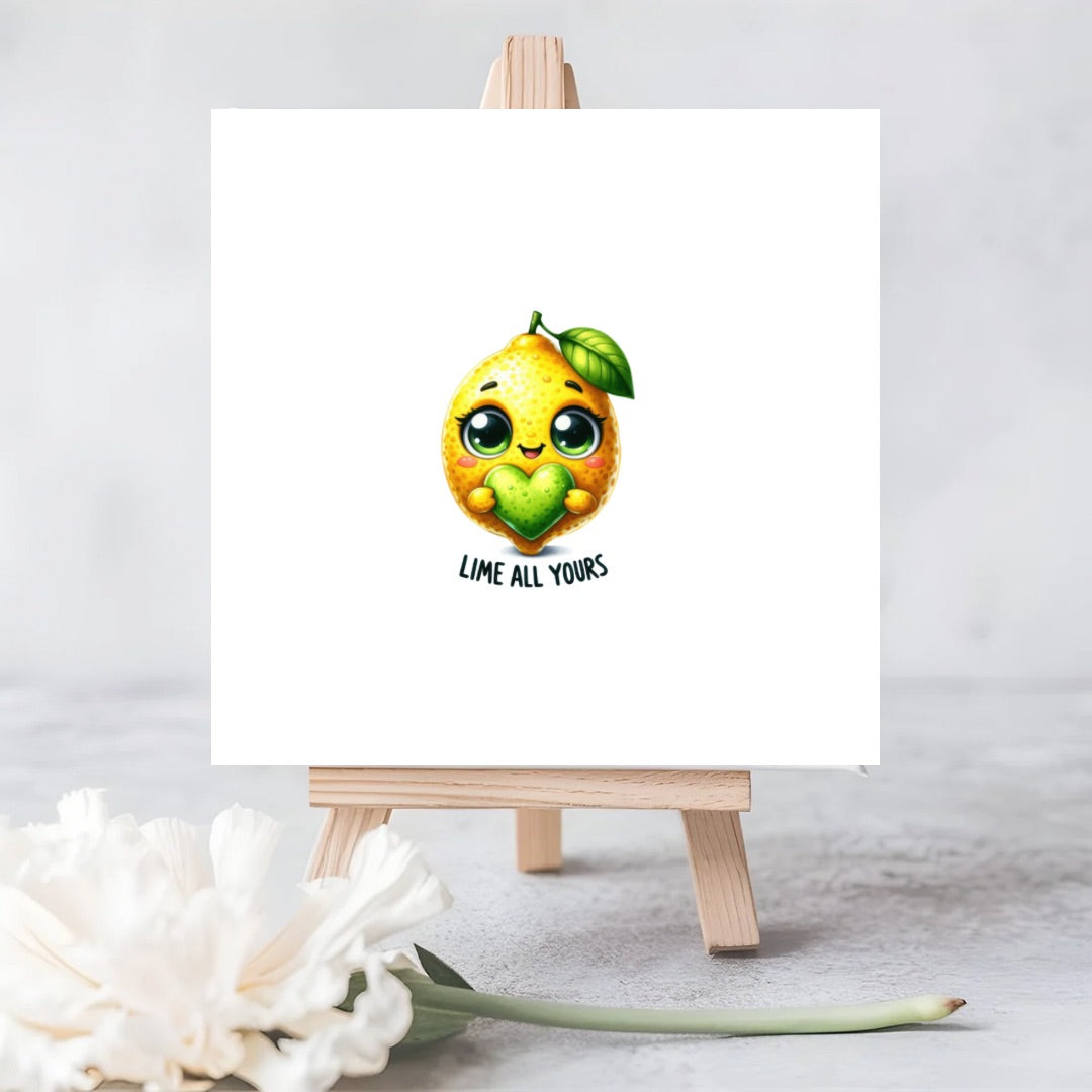 Lime All Your… – Eco-Friendly Plantable Greeting Card with Lime Image”