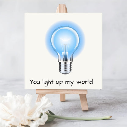 You Light Up My World | Eco-Friendly Plantable Greeting Card