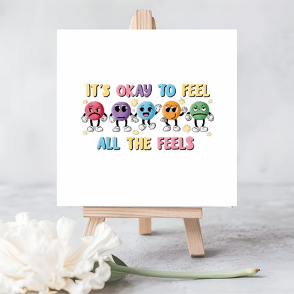 It’s Okay to Feel – Emotions Illustrated Encouragement Card