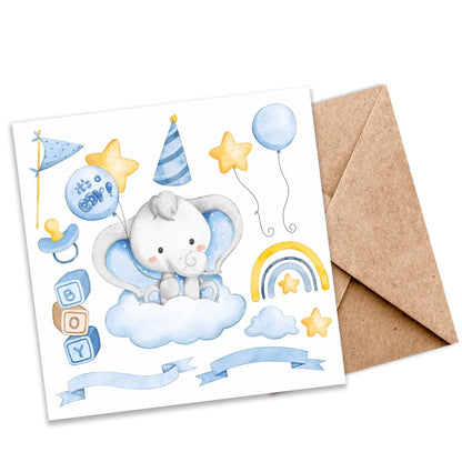 Eco-Friendly ‘It’s a Boy’ Seeded Card