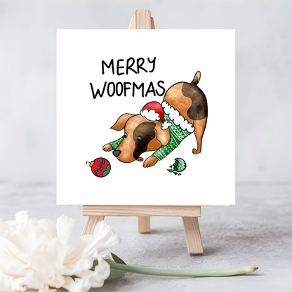 “Merry Woofmas” Plantable Christmas Seeded Card