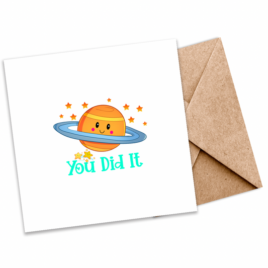 You Did It!” Seeded Plantable Card