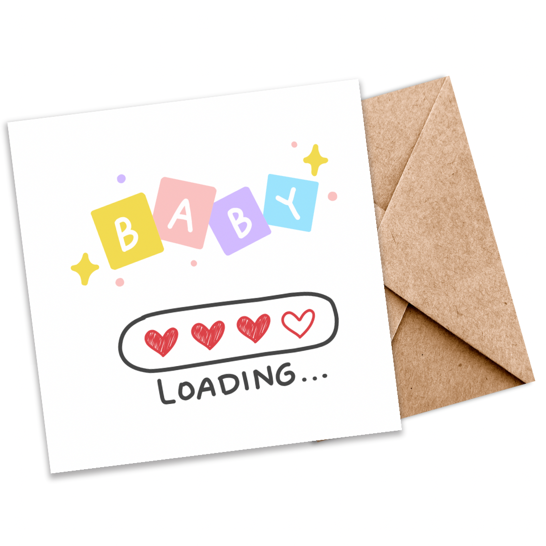 Baby Loading Seeded Plantable Card